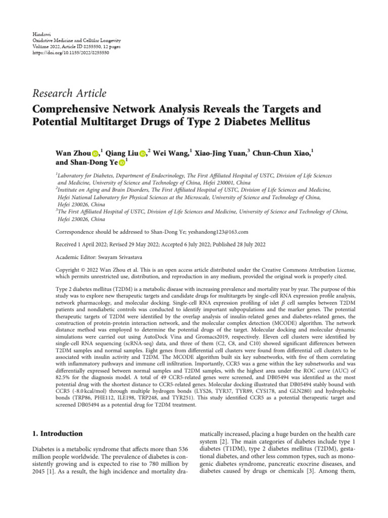 Network Pharmacology-Based Identification of Key Targets and Potential ...