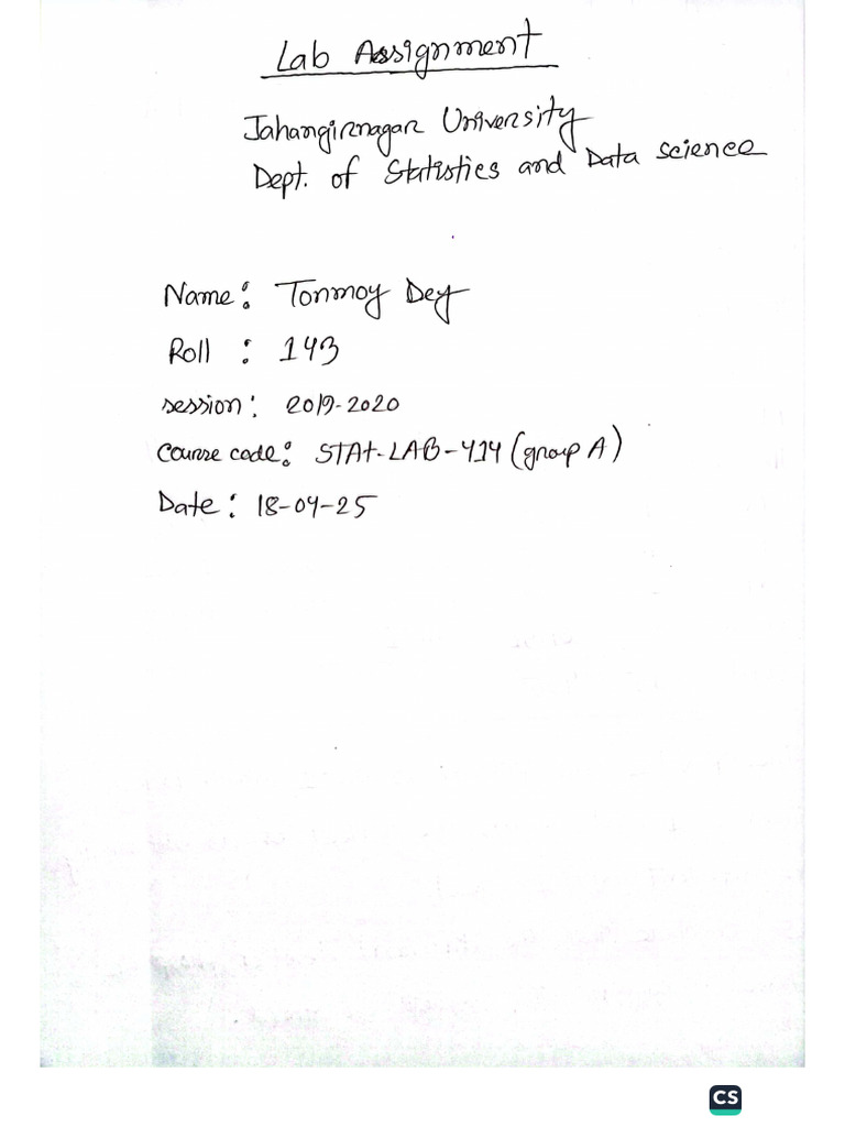 Stat Lab404 | PDF