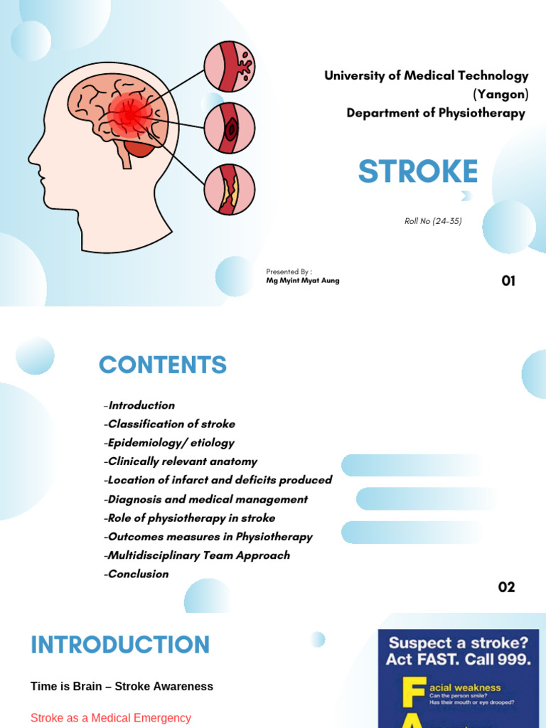 Stroke Presentation PDF | PDF | Stroke | Physical Therapy