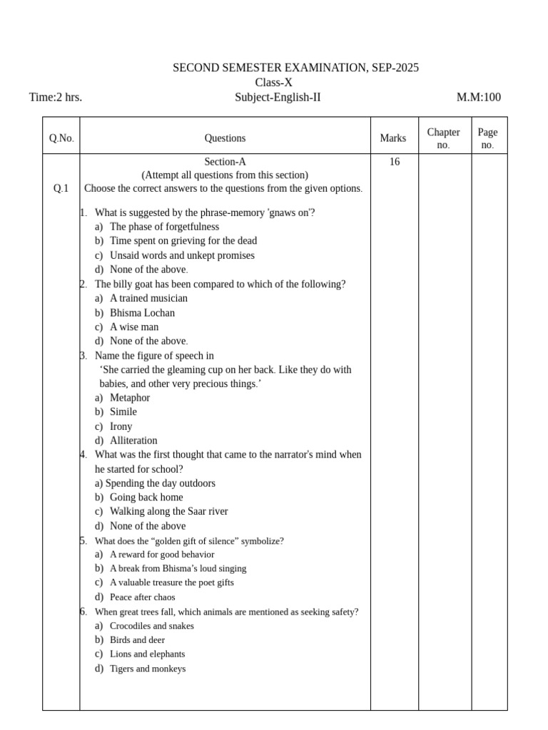 10th Class Enlish 2-1 | PDF | Augustus