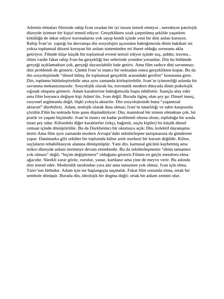 Ademin Elmaları | PDF