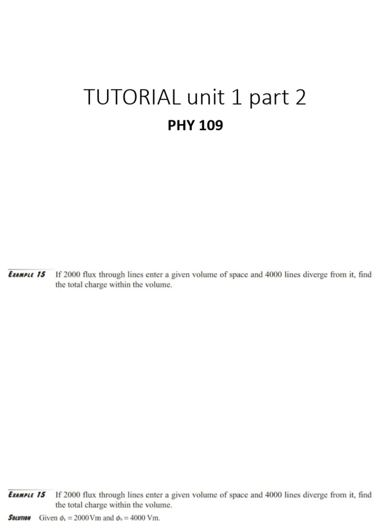 Tutorial Unit 1 Part 2 | PDF