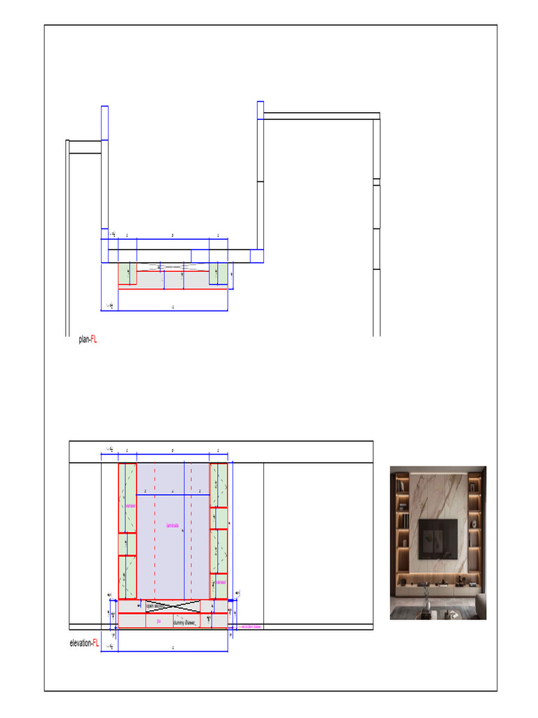 31 1st Floor Lobby Wall Tv Unit | PDF