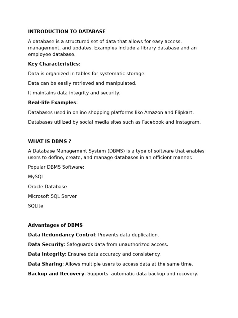 TO Database | PDF | Relational Database | Databases