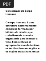 Anatomia dos Sistemas Orgânicos Humanos | PDF | Corpo humano | Sistema ...