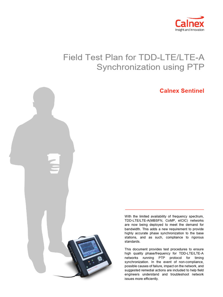 Field Test Plan For TDD-LTE LTE-A Synchronization Using PTP | PDF | Lte ...