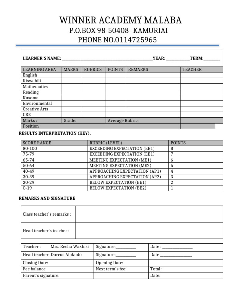Winner Academy Malab1 | PDF
