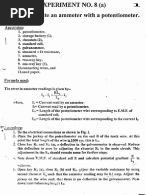 Calibration Of Ammeter Tools Manufactured Goods