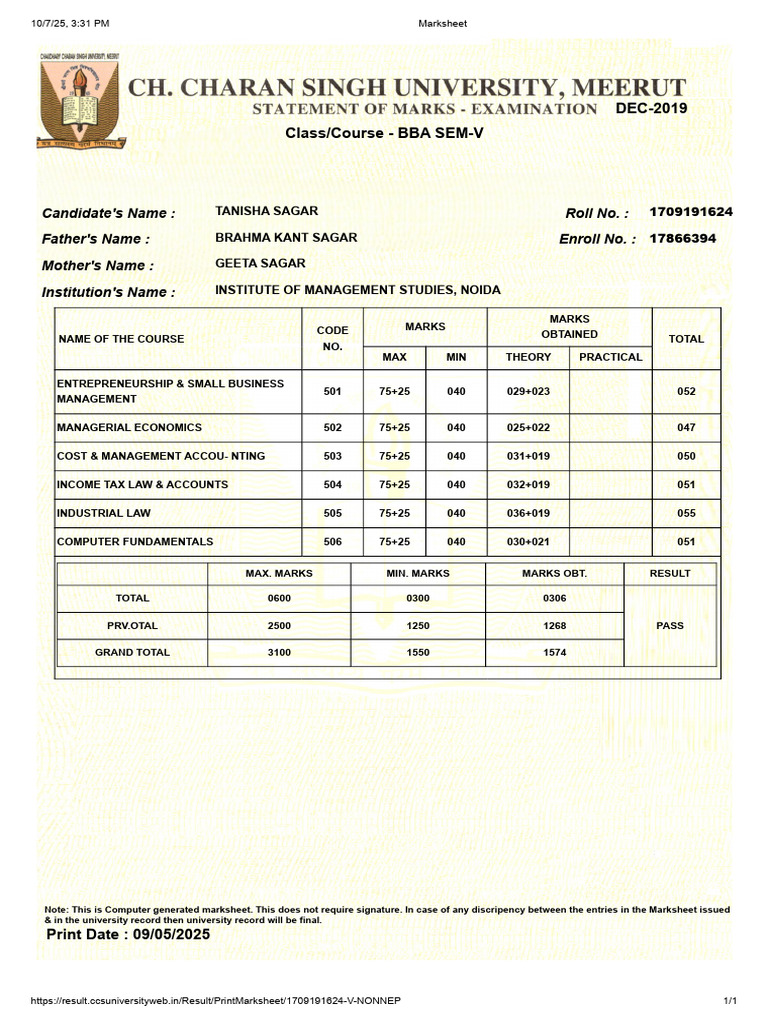Sem 5 | PDF