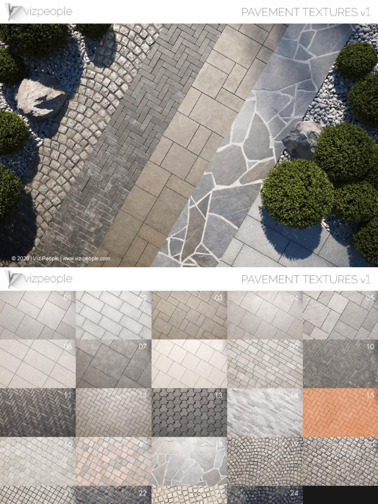 Pavement Textures v1 Catalog | PDF | Computer Graphics | Digital Signal ...