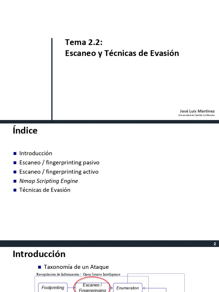 2.2 - Escaneo y Técnicas de Evasión | PDF | Paquete de red | Protocolo ...