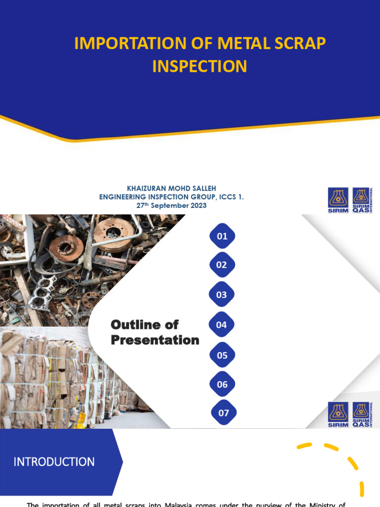 Importation of Metal Scrap Malaysia | PDF | Scrap | Non Ferrous Metal