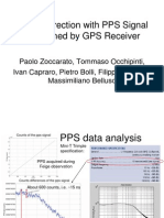 Time Correction With PPS Signal Disciplined by GPS