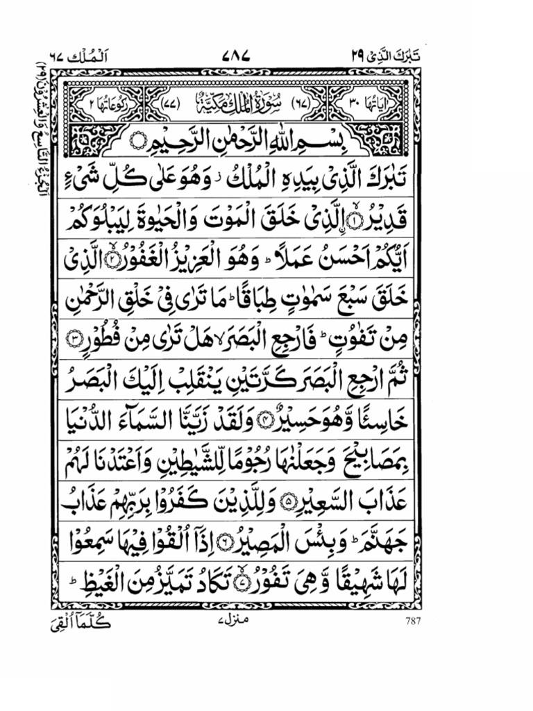 Surah Mulk | PDF