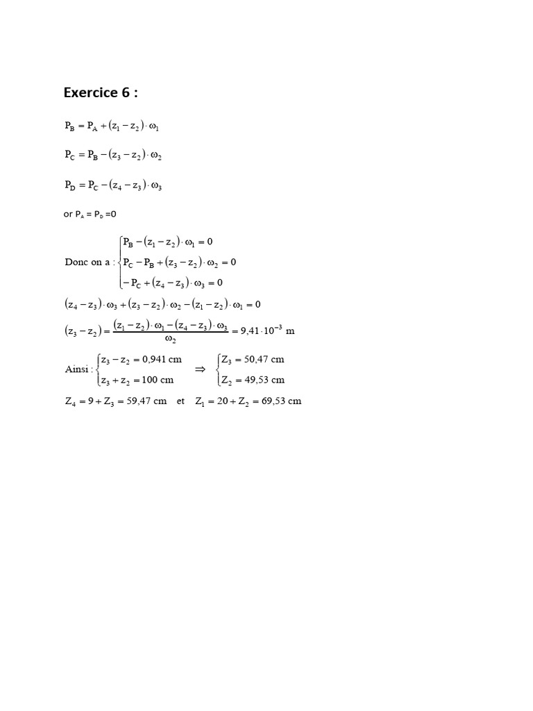 Correction HomeWork Exercice 6 | PDF