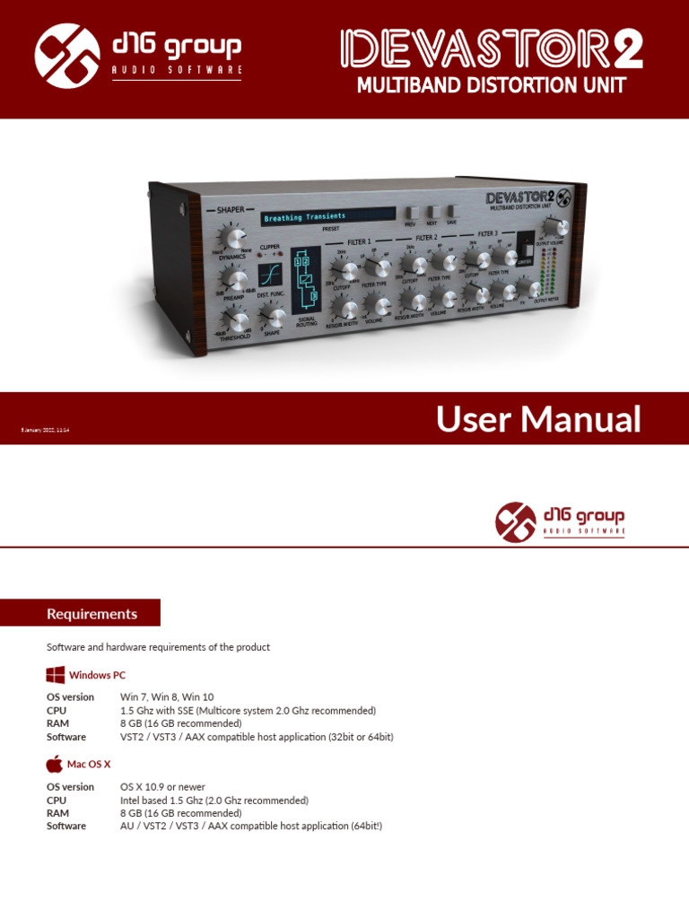 Devastor 2 - User Manual | PDF | Default (Computer Science) | Graphical ...