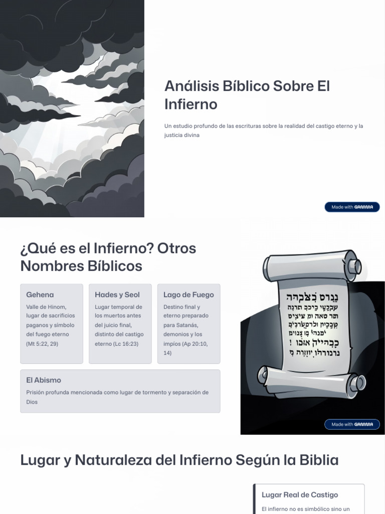 Analisis Biblico Sobre El Infierno | PDF | Infierno | Satán