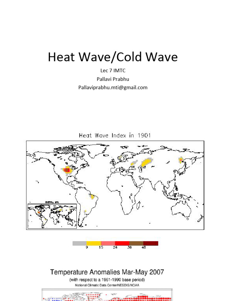 Heat wave -Cold wave | PDF | Heat Wave | Humidity