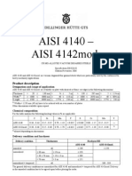 AISI 4140 - AISI 4142mod.: Product Description