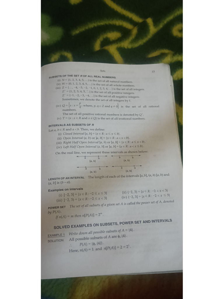 Set Class 11 | PDF