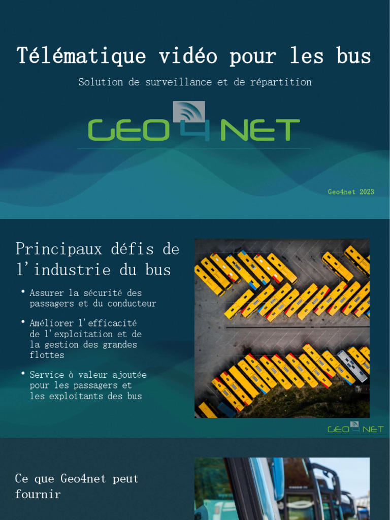 Geo4net Pour La Télématique Vidéo Des Bus - FR | PDF | Surveillance ...