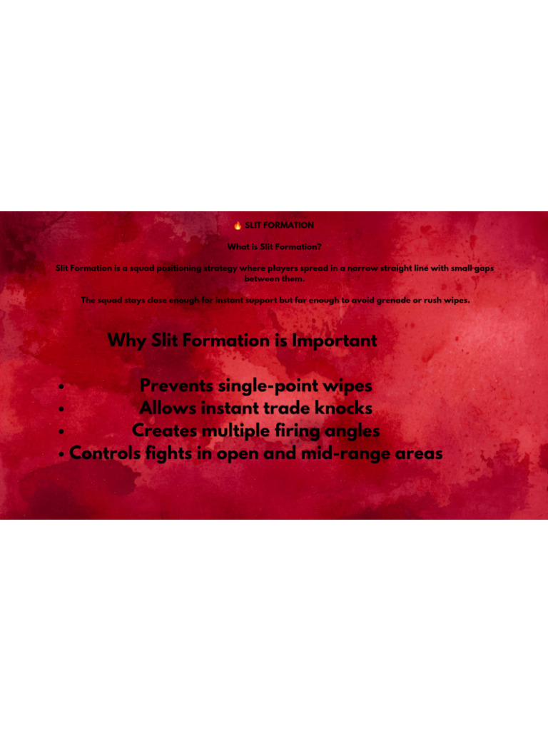 Slit Stretagies | PDF