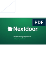Nextdoor Financing Slides