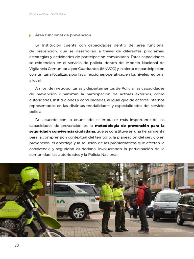 Sistema de Prevención, Convivencia y Seguridad Ciudadana | PDF ...