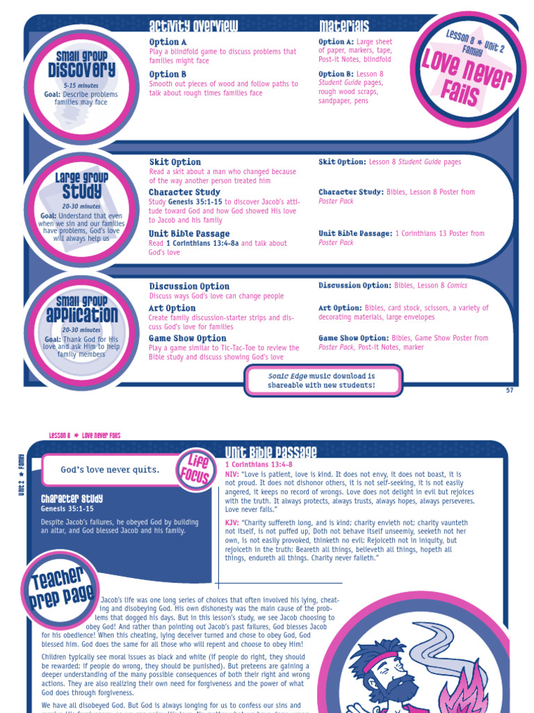 Winter26 PT TG WinterA Lesson 08 | PDF | Jacob | Forgiveness