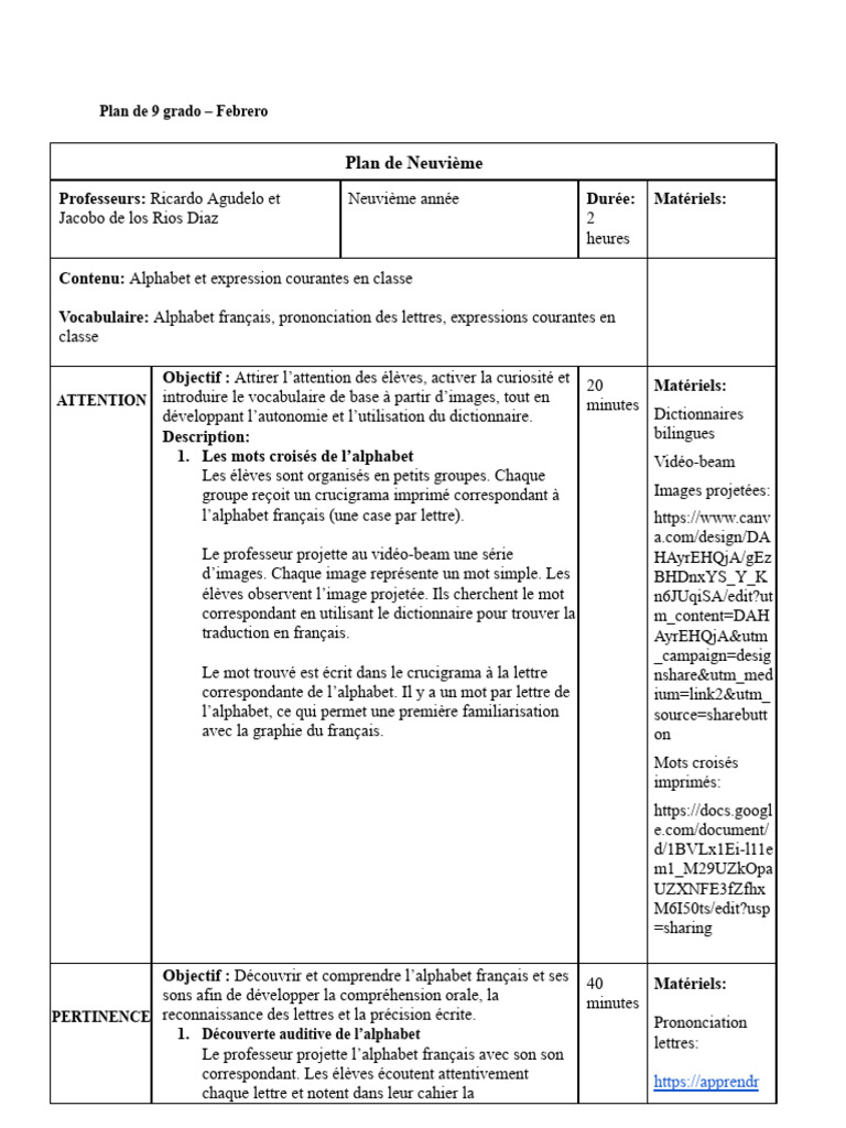 plan-de-clase-2-alphabet-et-expressions-de-classe-pdf-linguistique
