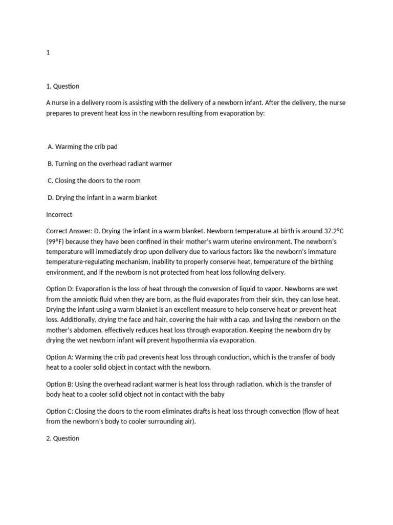 ENC REVIEWER 1-WPS Office | PDF | Heat Transfer | Breastfeeding