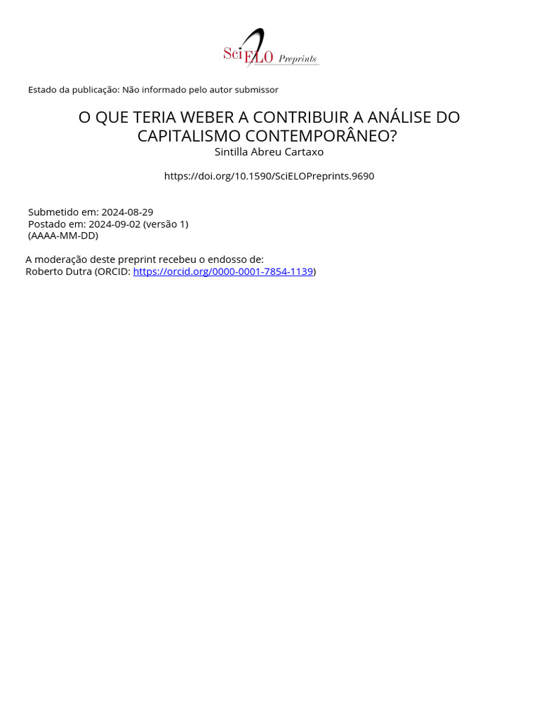 Cartaxo+ +O+Que+Teria+Weber+a+Contribuir | PDF