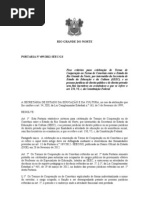 PORTARIA N 695 SEEC  FIXA CRITERIOS PARA CELEBRAÇÃO CONVENIOS