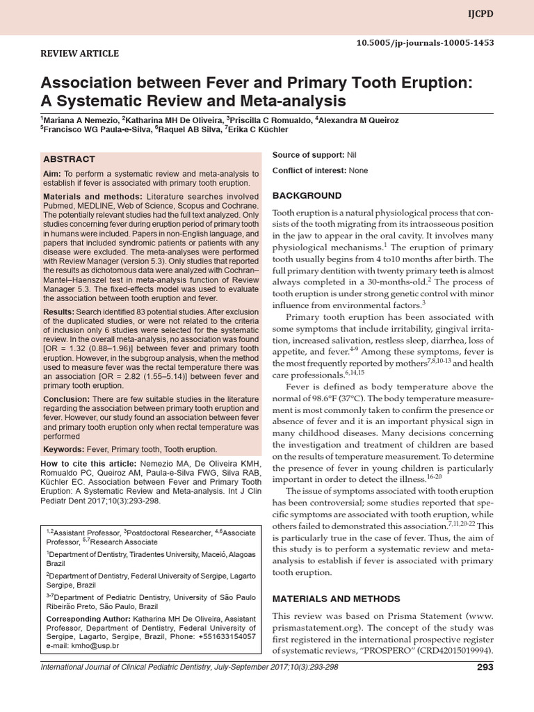 10005-1453 | PDF | Systematic Review | Meta Analysis
