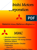 Mitsubishi Motors Corporation: Kameron Karla Regina