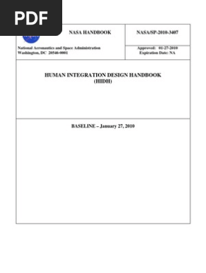 SP 2010 3407 | PDF | Human Factors And Ergonomics | Extravehicular