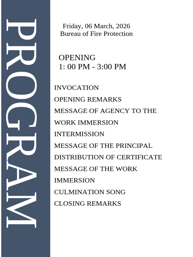 Program Design | PDF