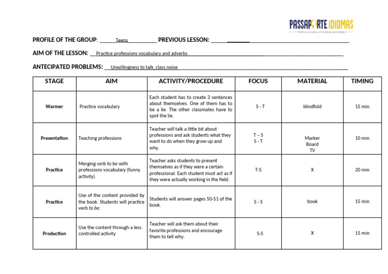 Lesson Plan 6 16h45 (24-09-20) ATT | PDF | Teaching | Human Communication