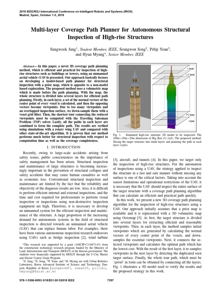 Multi-Layer Coverage Path Planner For Autonomous Structural Inspection ...