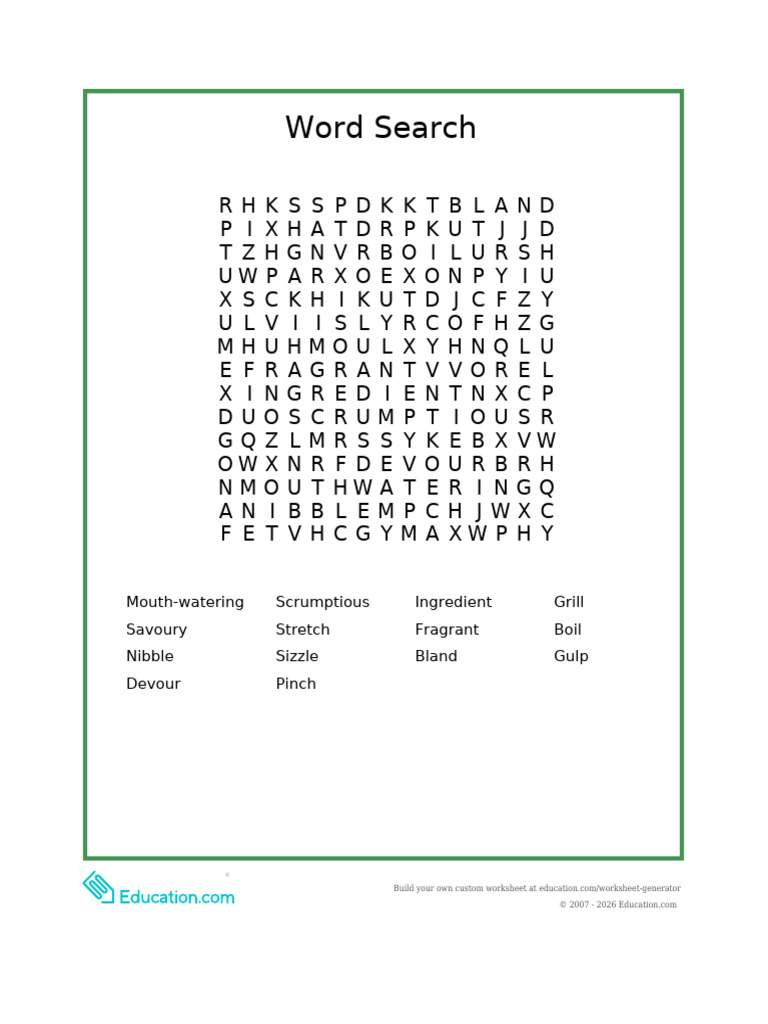 Word Search | PDF