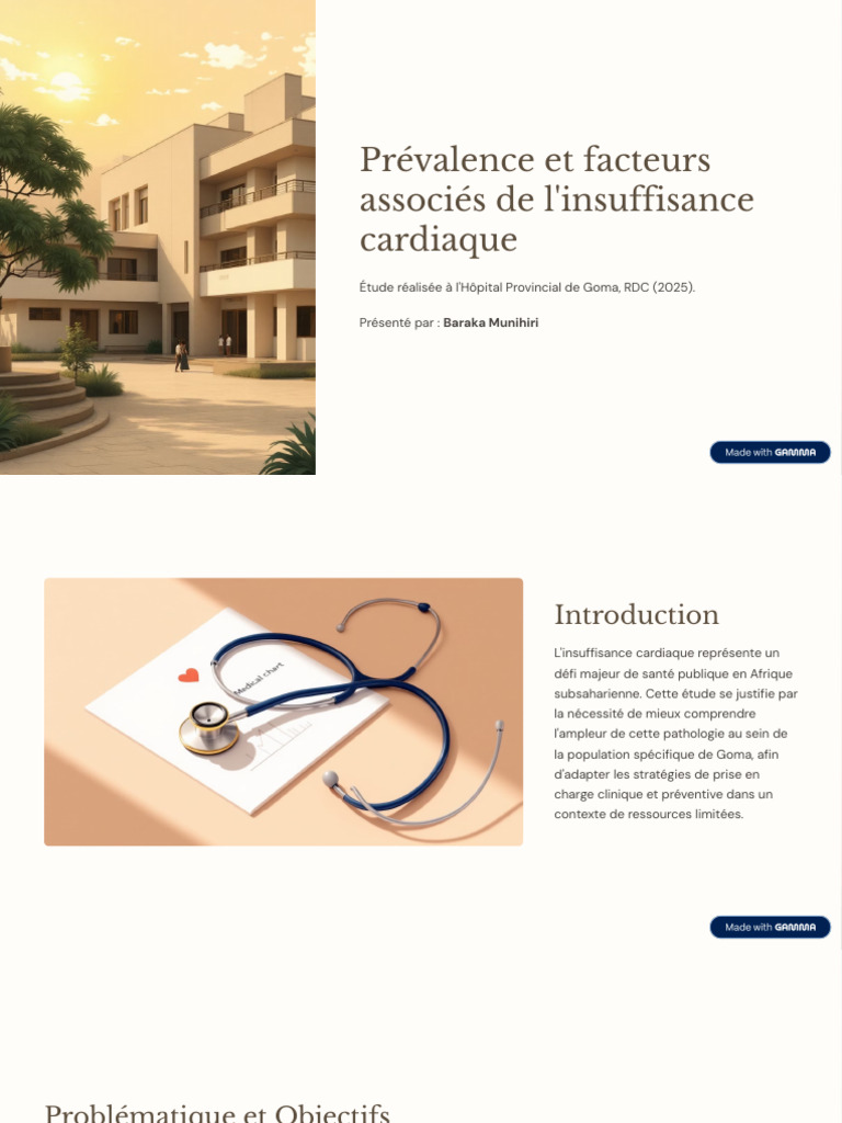 Prevalence Et Facteurs Associes de Linsuffisance Cardiaque | PDF ...
