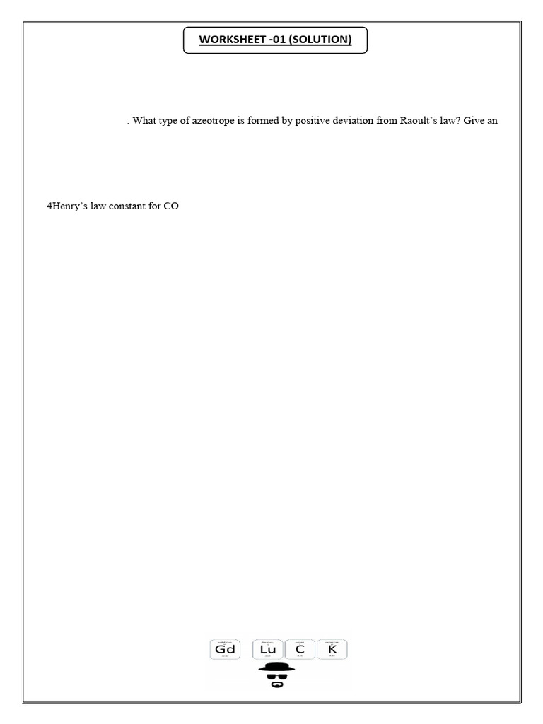 12 w-1 solution | PDF | Water | Applied And Interdisciplinary Physics