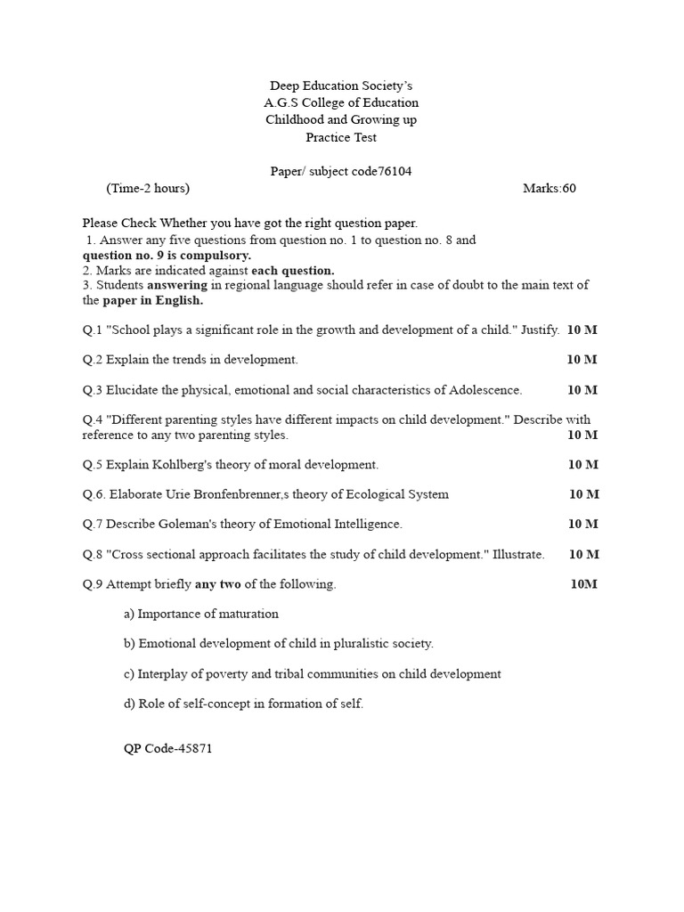 Practise Test Sem 1 | PDF