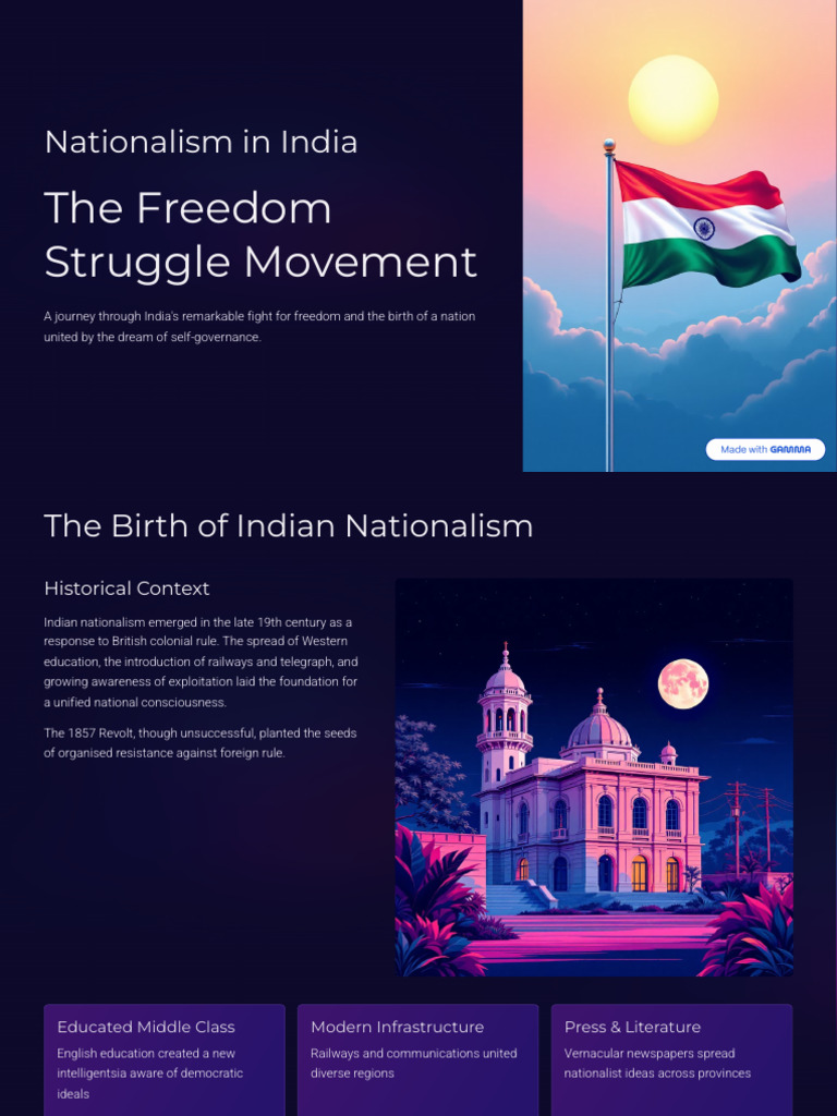 Nationalism in India | PDF | Indian Independence Movement | Indian ...