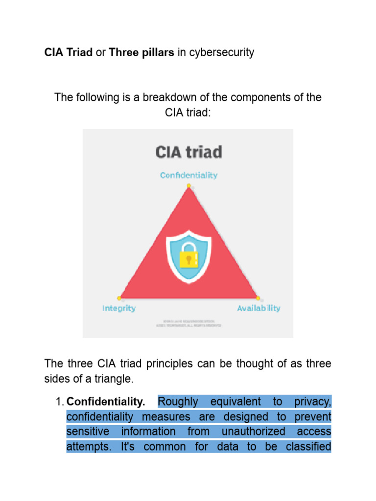 CIA Triad.pdf | PDF