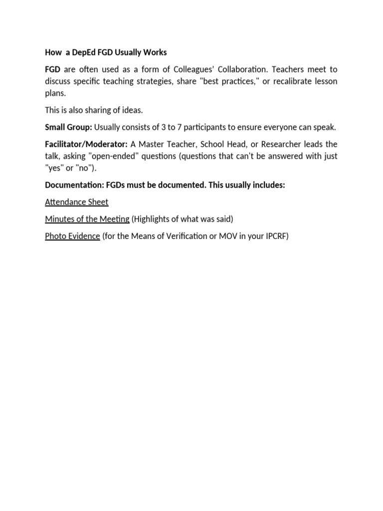 FGD | PDF