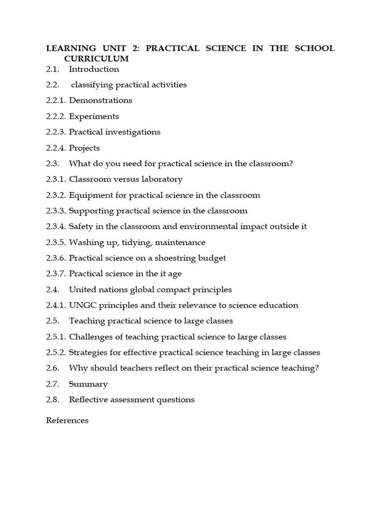 PSC1501 (Learning Unit 2) | PDF | Inquiry Based Learning | Scientific ...