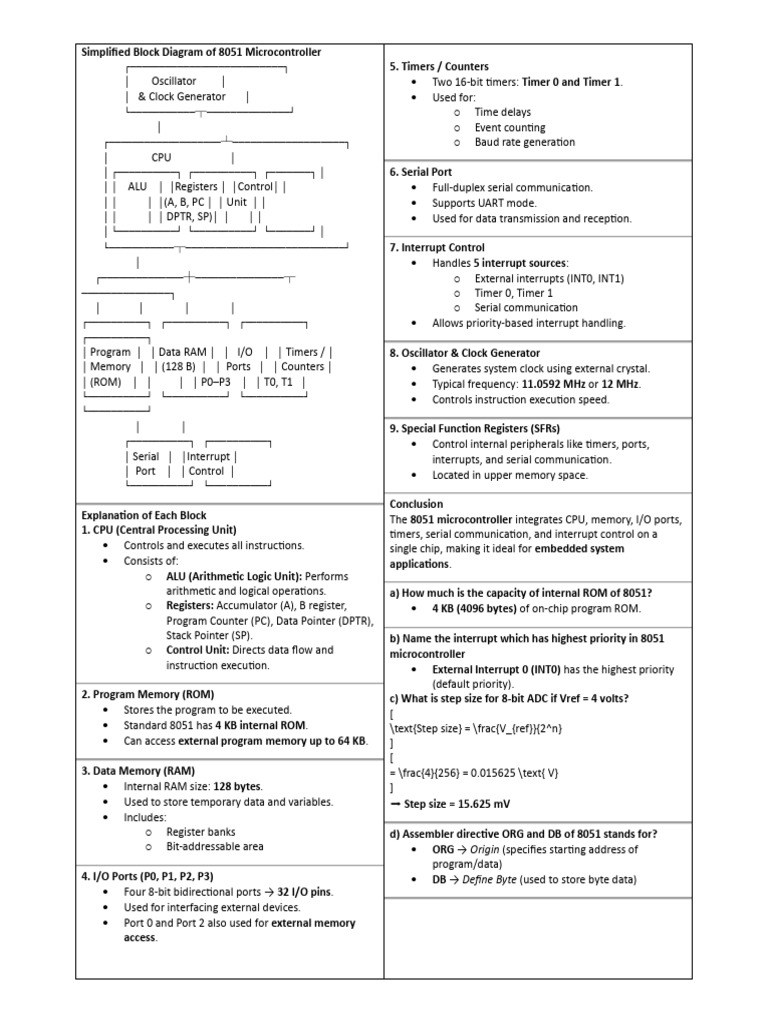 Microcontroler Organized | PDF | Computing | Electrical Engineering