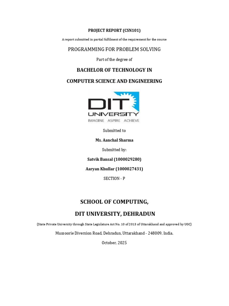 C Project | PDF