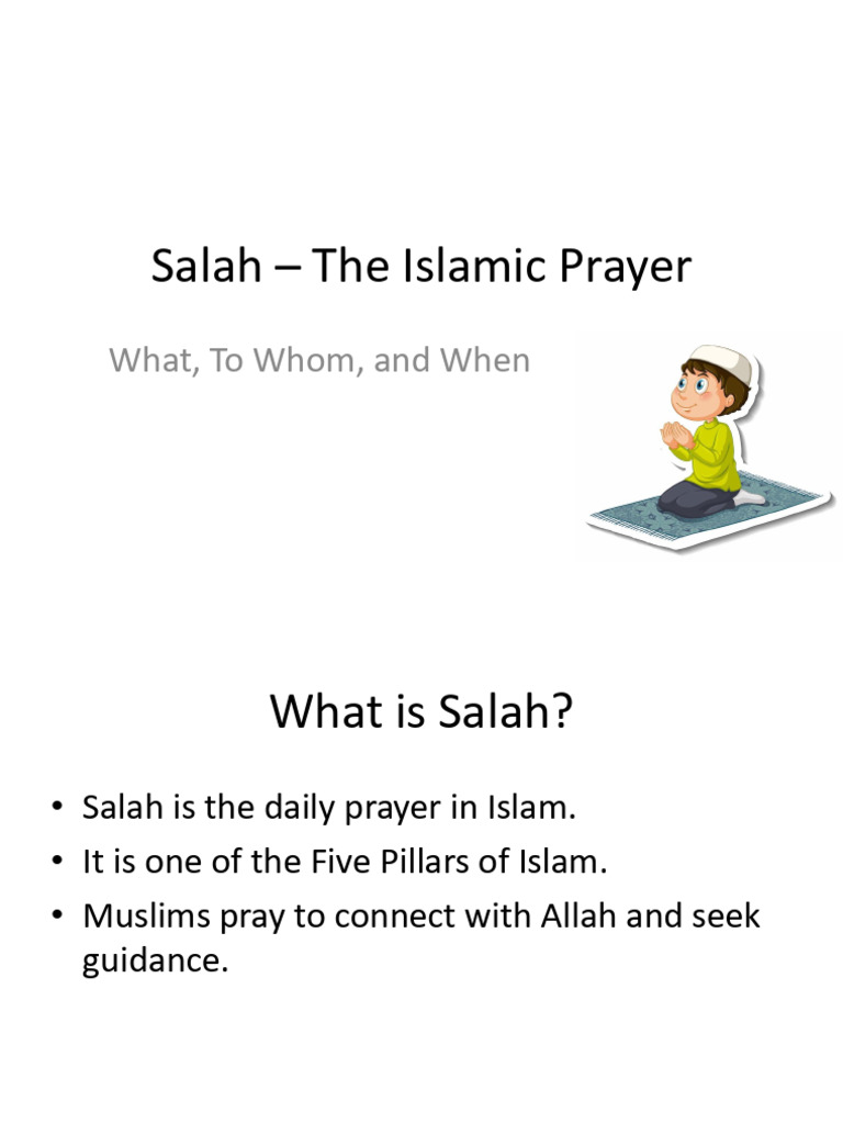 Chapter 8 Salah - Presentation | PDF
